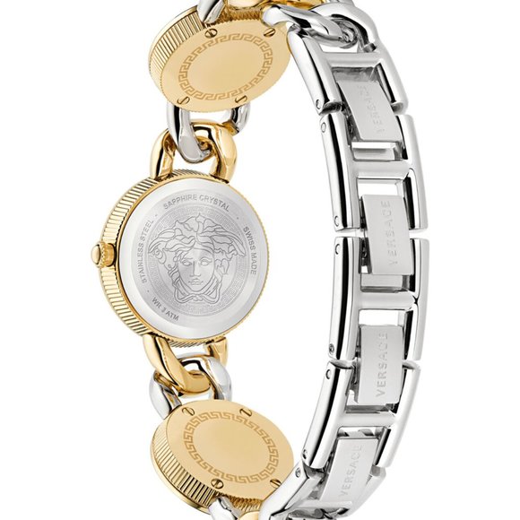 Versace Women\'s Two Tone 26mm Watch! NEW!